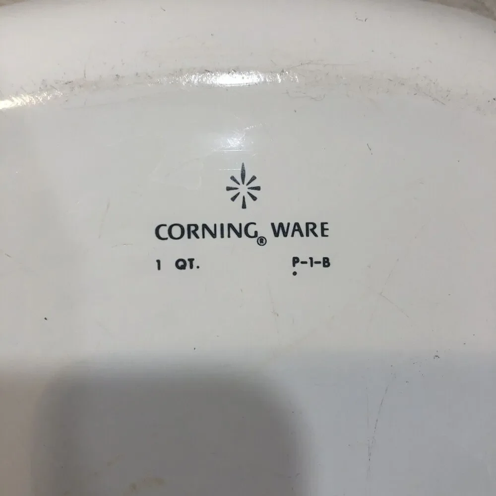 Vintage Corning Ware Blue Cornflower‎ Casserole Dish 1 Quart P-1-B- No Lid